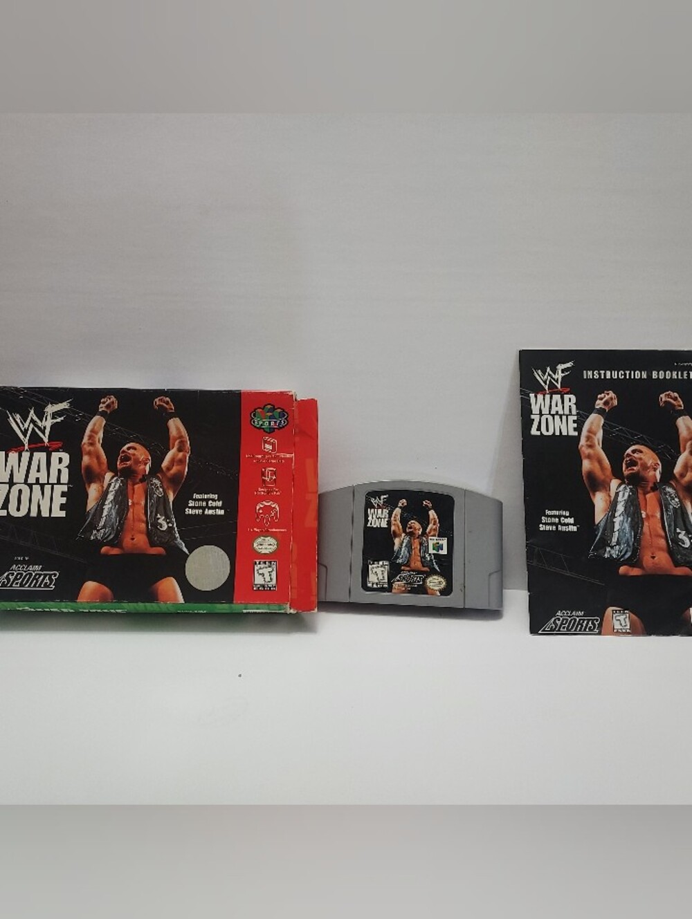 Wf War Zone Nintendo 64 Game Set